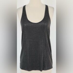 Vince Grey Sequin Tank Top Size Medium